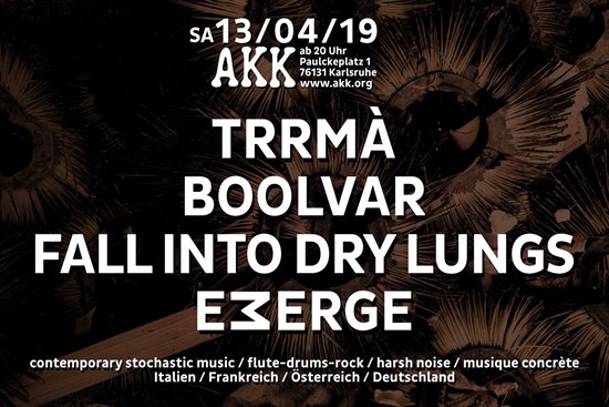 Ear Purification Tour Day 1 with EMERGE, TRRMÀ & BOOLVAR @ AKK, Karlsruhe, GERMANY