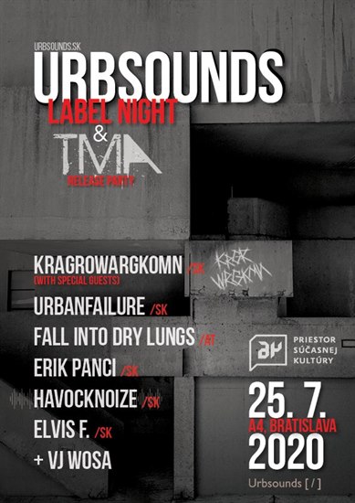 Urbsounds Label Night @ A4, Bratislava, SLOVAKIA