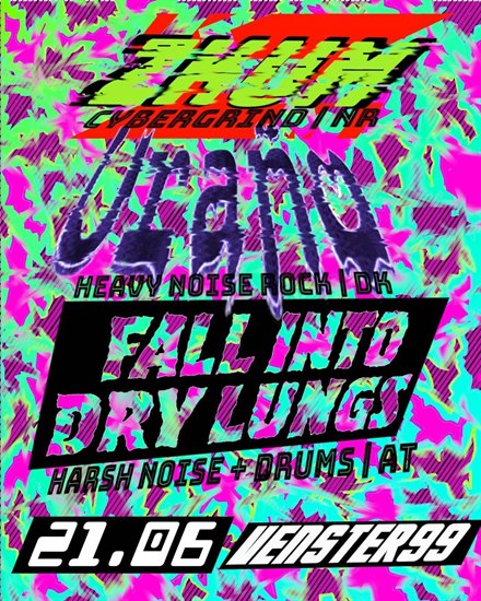 Uraño, Zkum-Vrael & Fall Into Dry Lungs @ Venster99, Vienna