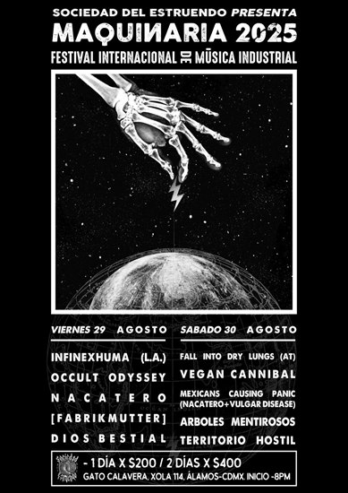 Maquinaria - Festival Internacional De Musica Industrial @ Gato Calavera, Mexico City, MEXICO