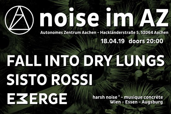 Ear Purification Tour Day 6 with EMERGE & Sisto Rossi @ AZ, Aachen, GERMANY