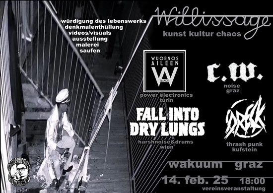 Wuornos Aileen Bande, c.w., Dreck & Fall Into Dry Lungs @ Wakuum, Graz