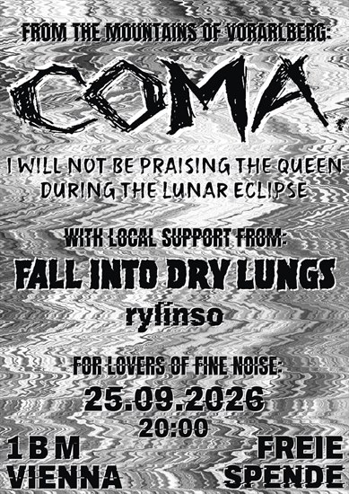 Austria Coast To Coast Tour Day 1 with COMA., IWNBPTQDTLE & rylinso @ Einbaumöbel, Vienna